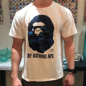 By Bathing Ape White T-shirt Size L